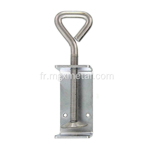 Pince de porte-aérographe monté sur table en métal plaqué zinc